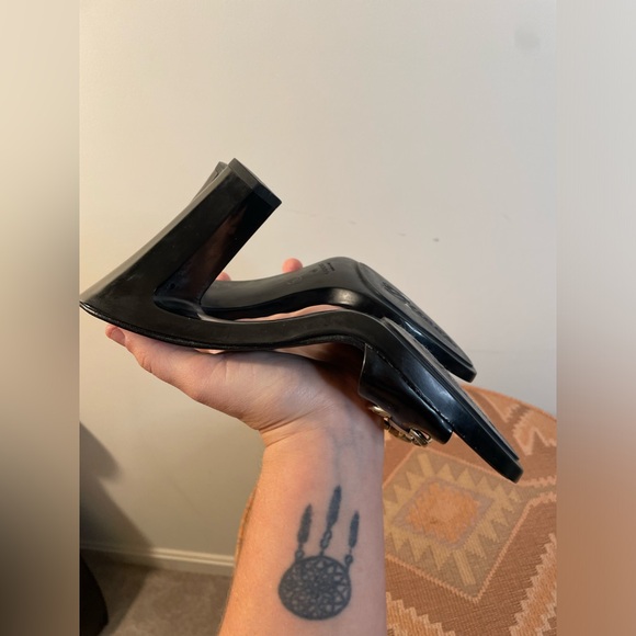 Gucci Authentic|| 1955 Horsebit accent Patent leather Heel Slides, size 7 - Picture 9 of 9